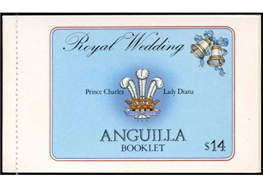 ANGUILLA 1981 Carlo e Diana, Royal Wedding LB MNH**