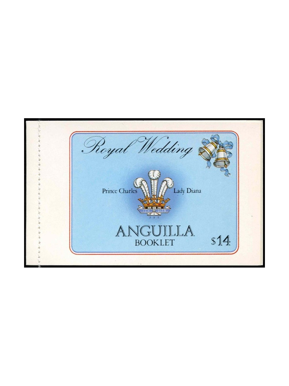 ANGUILLA 1981 Carlo e Diana, Royal Wedding LB MNH**