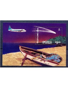 ANGUILLA 1986 Halley's Comet s/s MNH**