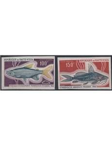 UPPER VOLTA 1969 Airmail, fish 2v MNH**