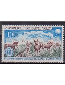 ALTO VOLTA 1969 Giornata meteorologica MNH**