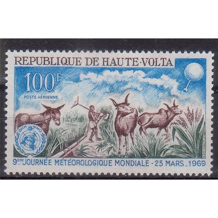 UPPER VOLTA 1969 Meteorological Day MNH**
