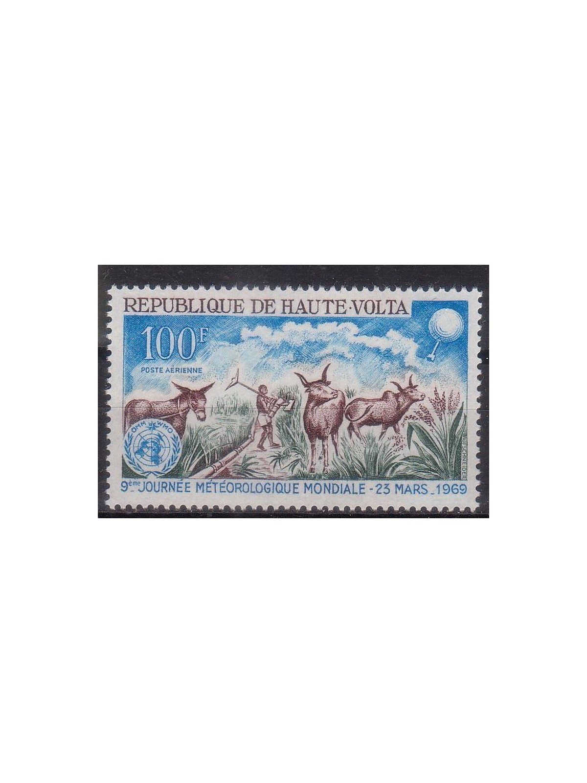 ALTO VOLTA 1969 Giornata meteorologica MNH**