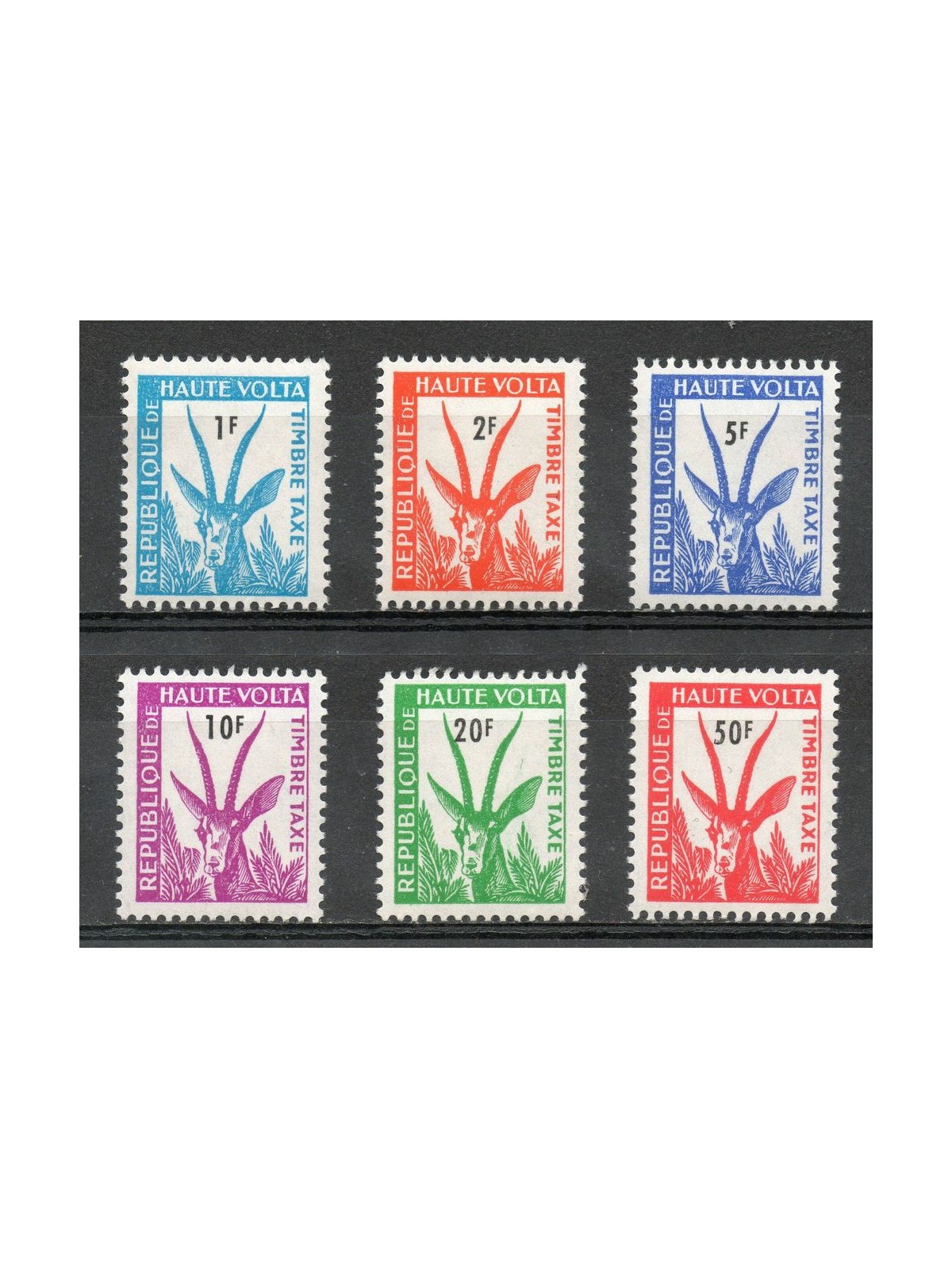 ALTO VOLTA 1962 Segnatasse 6v MNH**