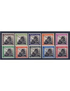 UPPER VOLTA 1963 Service Stamps 10v MNH**
