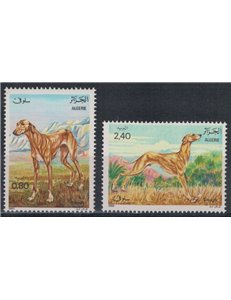 ALGERIA 1983 Fauna, African greyhounds 2v MNH**