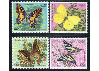 ALGERIA 1981 Fauna, farfalle 4v MNH**