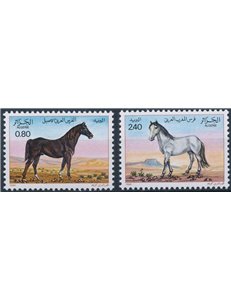 ALGERIA 1984 Fauna, cavalli 2v MNH**