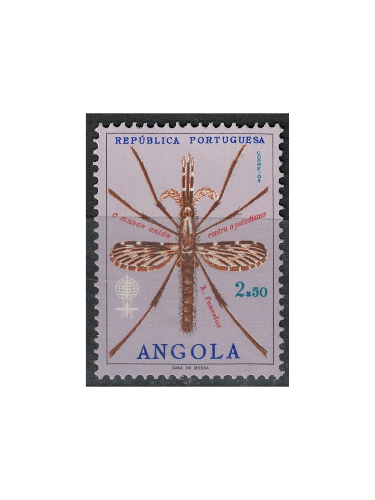 ANGOLA 1962 Fight against malaria MNH**
