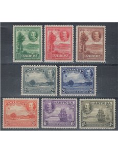 ANTIGUA 1932 Tercentenary of the colony 8v MH*