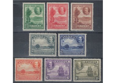 ANTIGUA 1932 Tercentenary of the colony 8v MH*