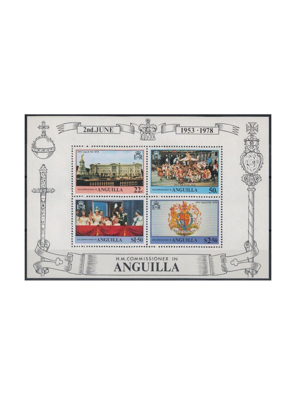 EEL 1978 Silver Jubilee s/s MNH**