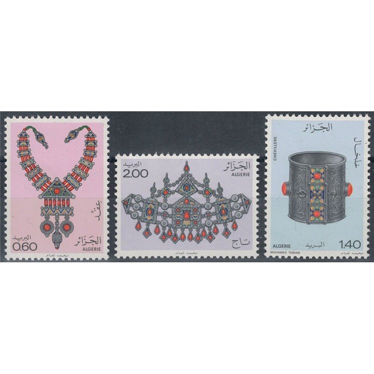 ALGERIA 1980 Gioielli 3v MNH**