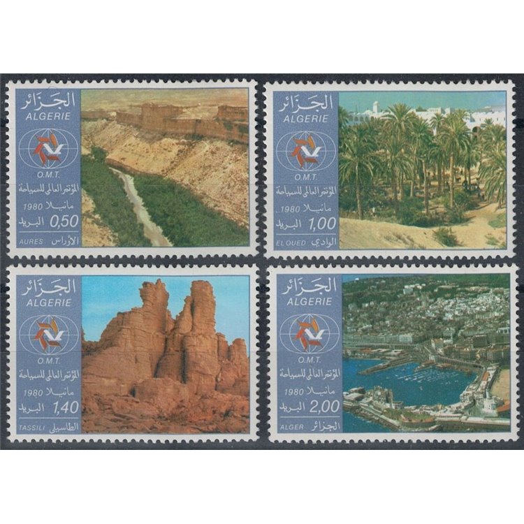 ALGERIA 1980 World Tourism Conference 4v MNH**