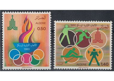 ALGERIA 1980 Olympic Games 2v MNH**