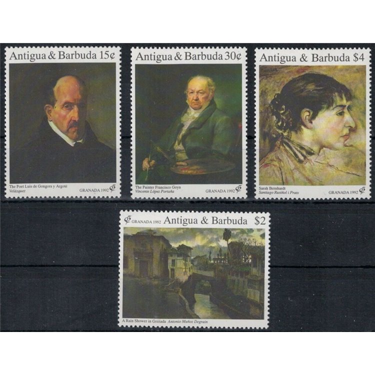 ANTIGUA E BARBUDA 1992 Esposizione filatelica di Granada 4v MNH**