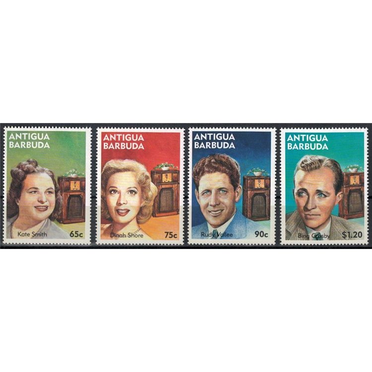 ANTIGUA E BARBUDA 1996 Centenario della Radio 4v MNH**