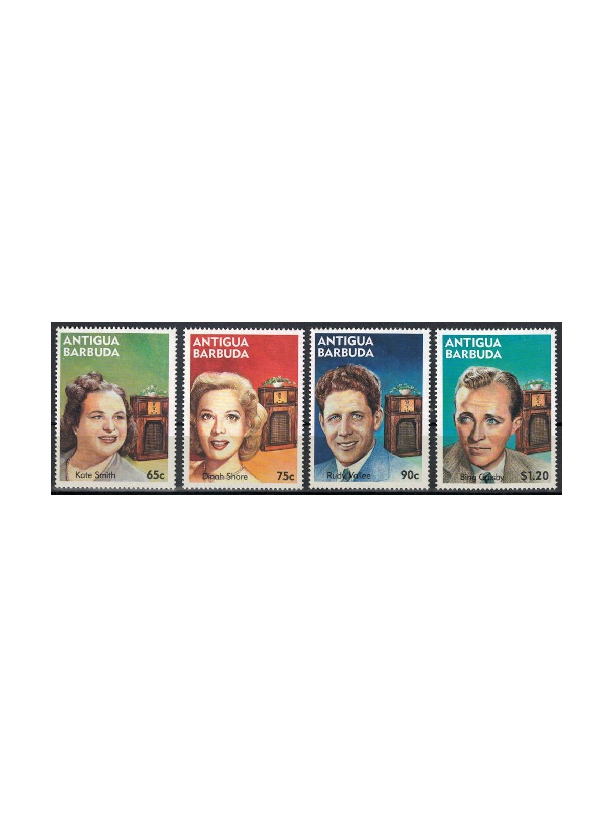 ANTIGUA E BARBUDA 1996 Centenario della Radio 4v MNH**