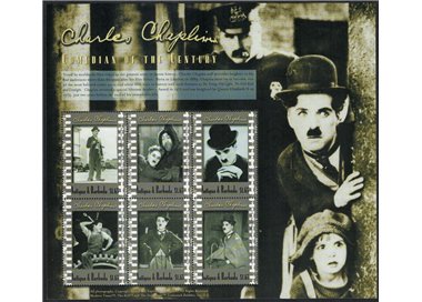 ANTIGUA AND BARBUDA 2000 Charlie Chaplin 6v MNH**