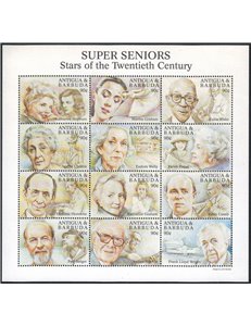 ANTIGUA E BARBUDA 2000 Personalità del 20° secolo 12v MNH**