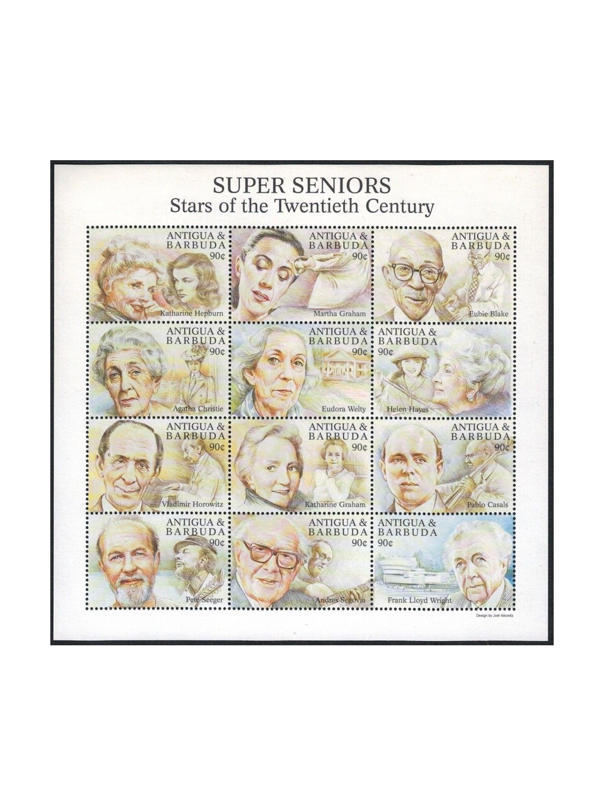 ANTIGUA AND BARBUDA 2000 Personalities of the 20th Century 12v MNH**