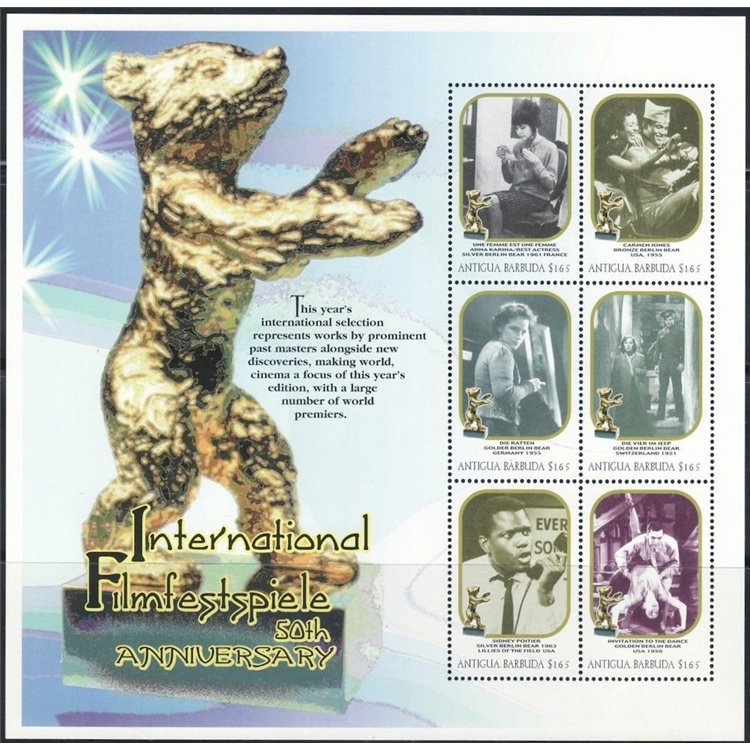 ANTIGUA AND BARBUDA 2000 Berlin Film Festival 6v MNH**