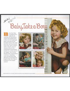ANTIGUA E BARBUDA 2001 Baby, Take a Bow (I) Shirley Temple 4v MNH**