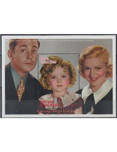 ANTIGUA E BARBUDA 2001 Baby, Take a Bow (I) Shirley Temple BF MNH**