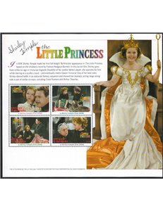 ANTIGUA E BARBUDA 2001 The Little Princess (I) Shirley Temple 4v MNH**