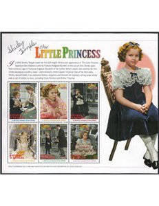 ANTIGUA E BARBUDA 2001 The Little Princess (II) Shirley Temple 6v MNH**