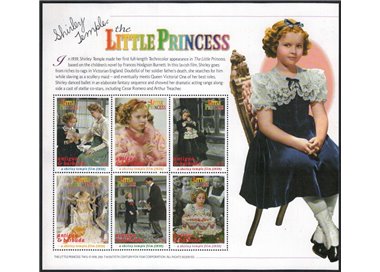 ANTIGUA E BARBUDA 2001 The Little Princess (II) Shirley Temple 6v MNH**