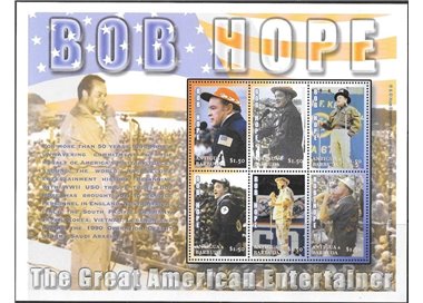 ANTIGUA E BARBUDA 2002 Bob Hope 6v MNH**