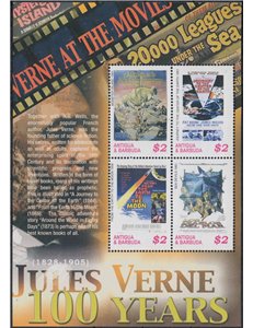 ANTIGUA E BARBUDA 2005 Jules Verne 4v MNH**