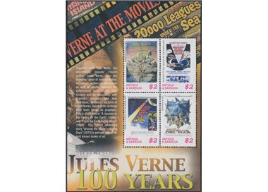 ANTIGUA E BARBUDA 2005 Jules Verne 4v MNH**