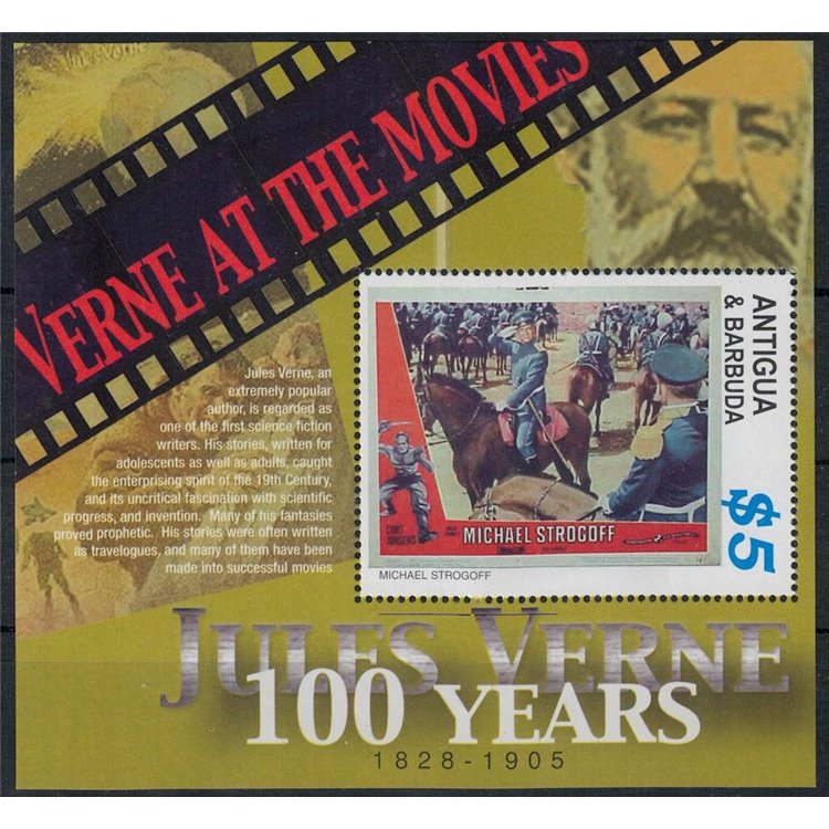 ANTIGUA E BARBUDA 2005 Jules Verne BF MNH**