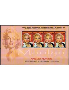 ANTIGUA E BARBUDA 2006 Marilyn Monroe MF MNH**