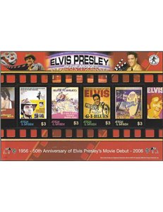 ANTIGUA AND BARBUDA 2006 Elvis Presley 4v MNH**