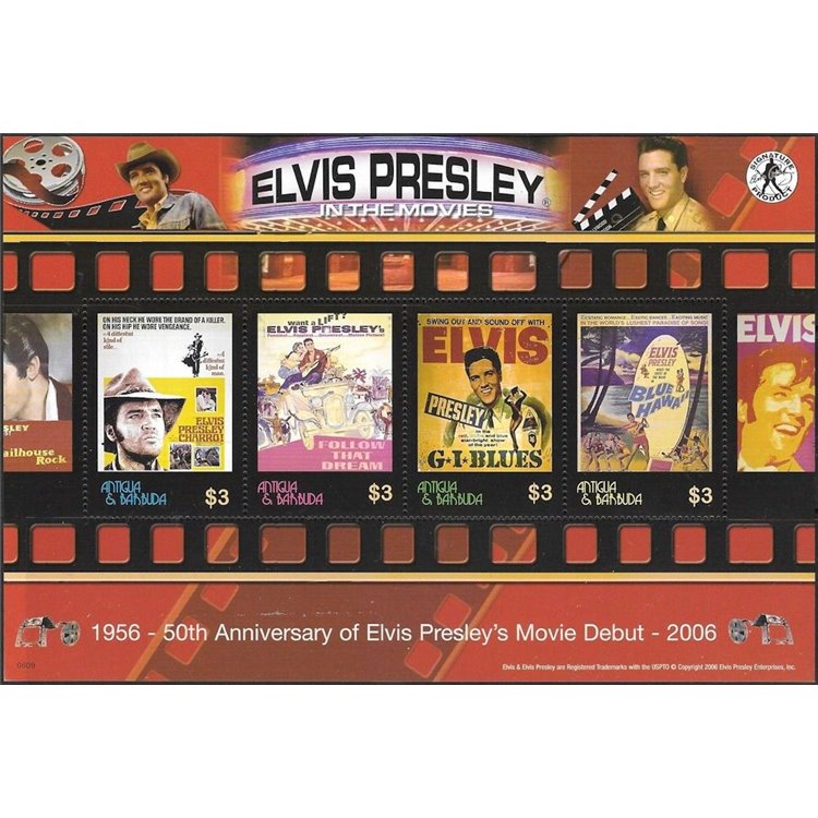 ANTIGUA E BARBUDA 2006 Elvis Presley 4v MNH**