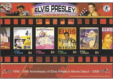 ANTIGUA E BARBUDA 2006 Elvis Presley 4v MNH**