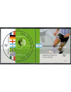 ARGENTINA 2002 World Cup 2v MNH**