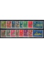 ANTILLE OLANDESI 1958 Serie ordinaria 16v MNH**