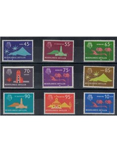 ANTILLE OLANDESI 1973 Ordinari - Definitives 9 v