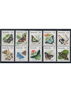 AUSTRALIA 1983 Fauna, butterflies 10v MNH**