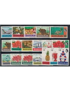BAHAMAS 1971 Ordinary series 18v MNH**