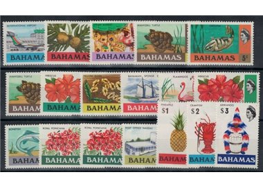 BAHAMAS 1971 Ordinary series 18v MNH**