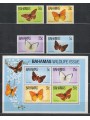 BAHAMAS 1983 Fauna, farfalle 4v + 1 BF MNH**
