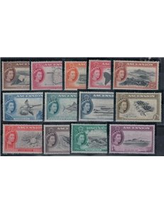 ASCENSION 1956 Ordinary series, views 13v MNH**