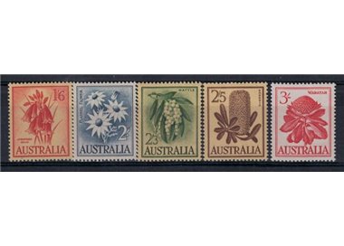 AUSTRALIA 1959-62 Ordinary series 5v MNH**