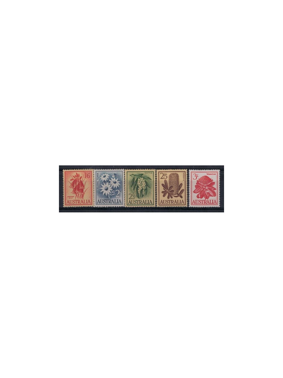 AUSTRALIA 1959-62 Serie ordinaria 5v MNH**