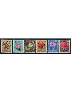 AUSTRALIA 1968 Flowers 6v MNH**